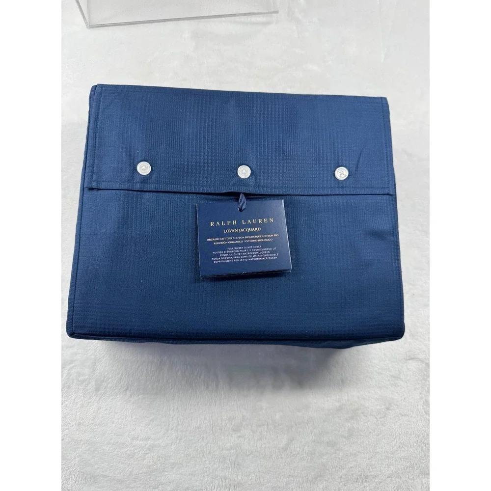 Ralph Lauren Mirabelle Indigo Blue Paisley Full Queen‎ Duvet Cover - 92 x 96 in